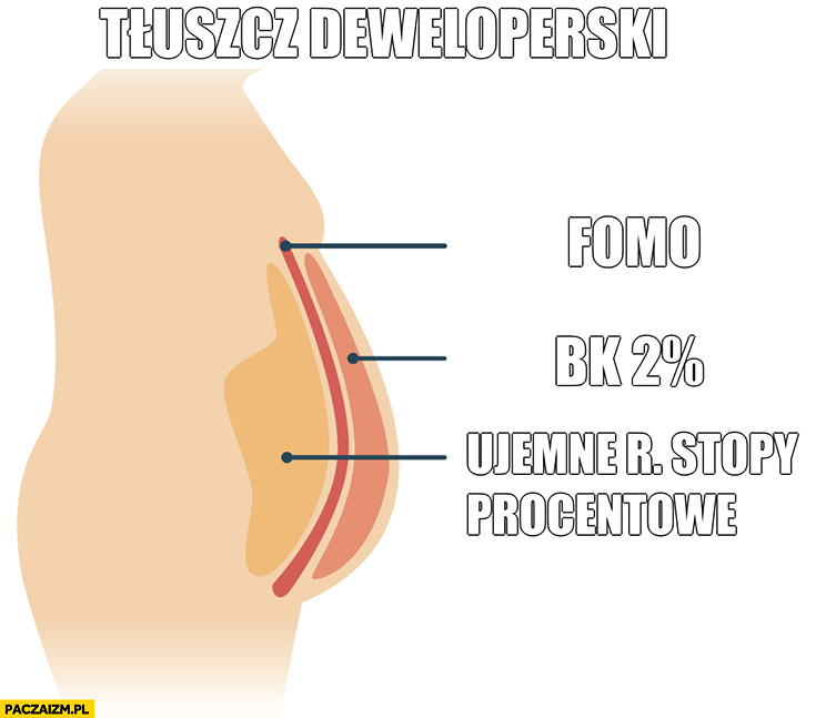 Tłuszcz deweloperski: fomo, bezpieczny kredyt 2% procent, ujemne stopy procentowe