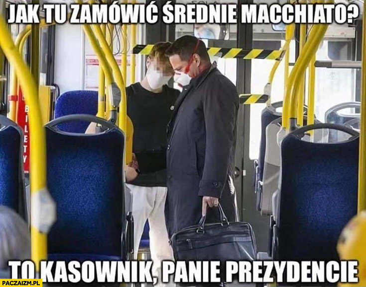 Trzaskowski: jak tu zamówić średnie macchiato? To kasownik panie prezydencie