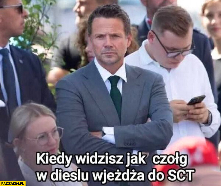 Trzaskowski kiedy widzisz jak czołg w dieslu wjeżdża do SCT strefy czystego transportu