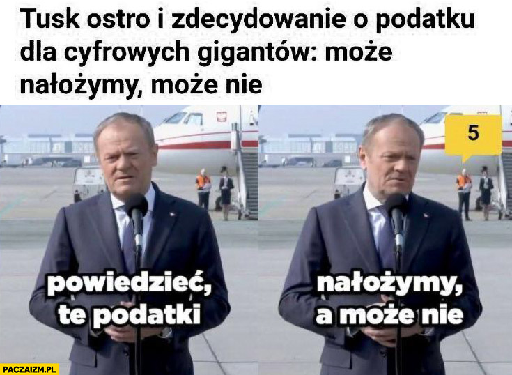 Tusk ostro i zdecydowanie o podatku dla cyfrowych gigantów: może nałożymy może nie