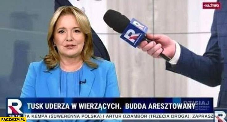 Tusk uderza w wierzących Budda aresztowany tv republika