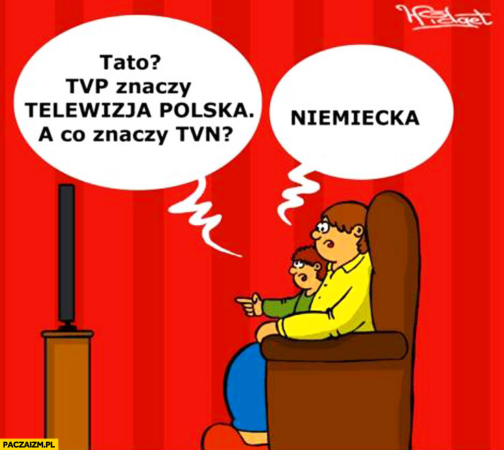 TVP znaczy Telewizja Polska, co znaczy TVN? Niemiecka