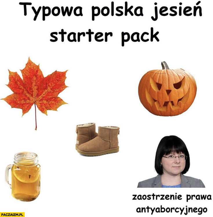 Typowa polska jesień starter pack: Kaja Godek zaostrzenie prawa aborcyjnego