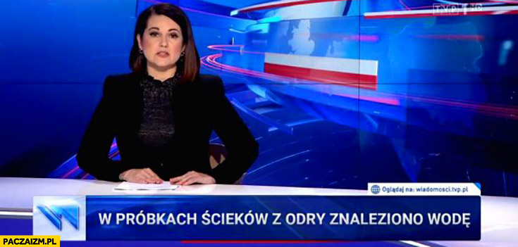W próbkach ścieków z Odry znaleziono wodę pasek wiadomości TVP