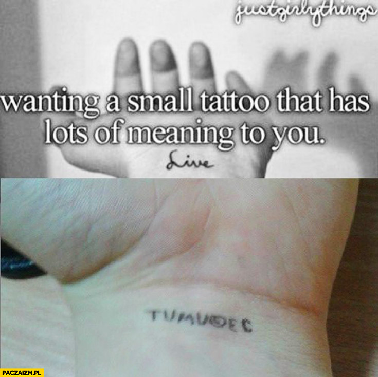 Wanting a small tattoo that has a lots of meaning to you Tumulec