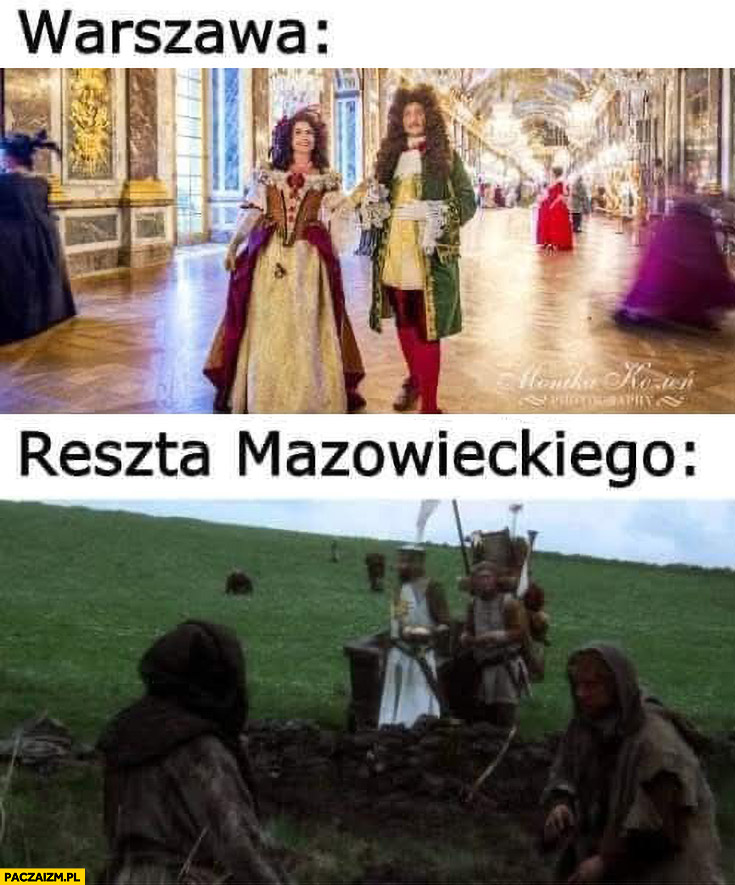 Warszawa arystokracja vs reszta mazowieckiego dzicz