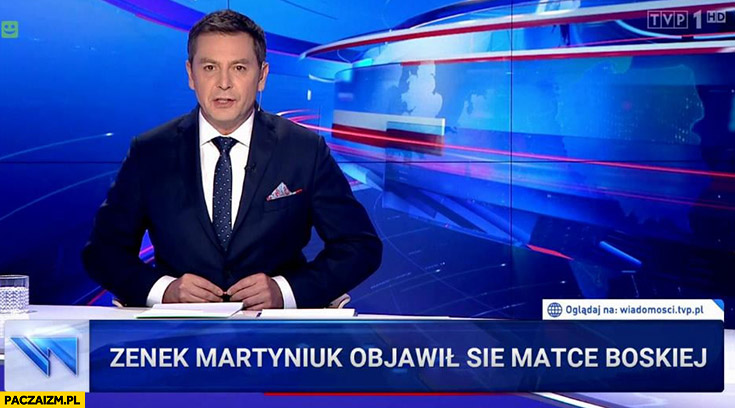 Zenek Martyniuk objawił się Matce Boskiej pasek Wiadomości TVP